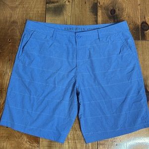 Mens Hang Ten blue swim board shorts size 40